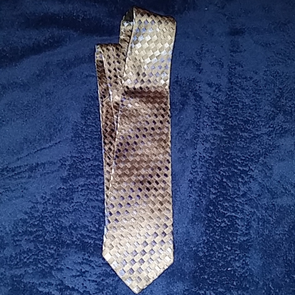 Kenneth Cole Neon Blue/Gray Tie